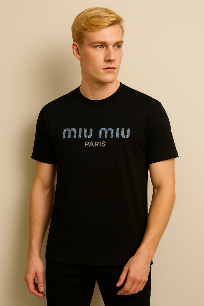 ⁦MIU MIU t-shirt⁩ - الصورة ⁦2⁩