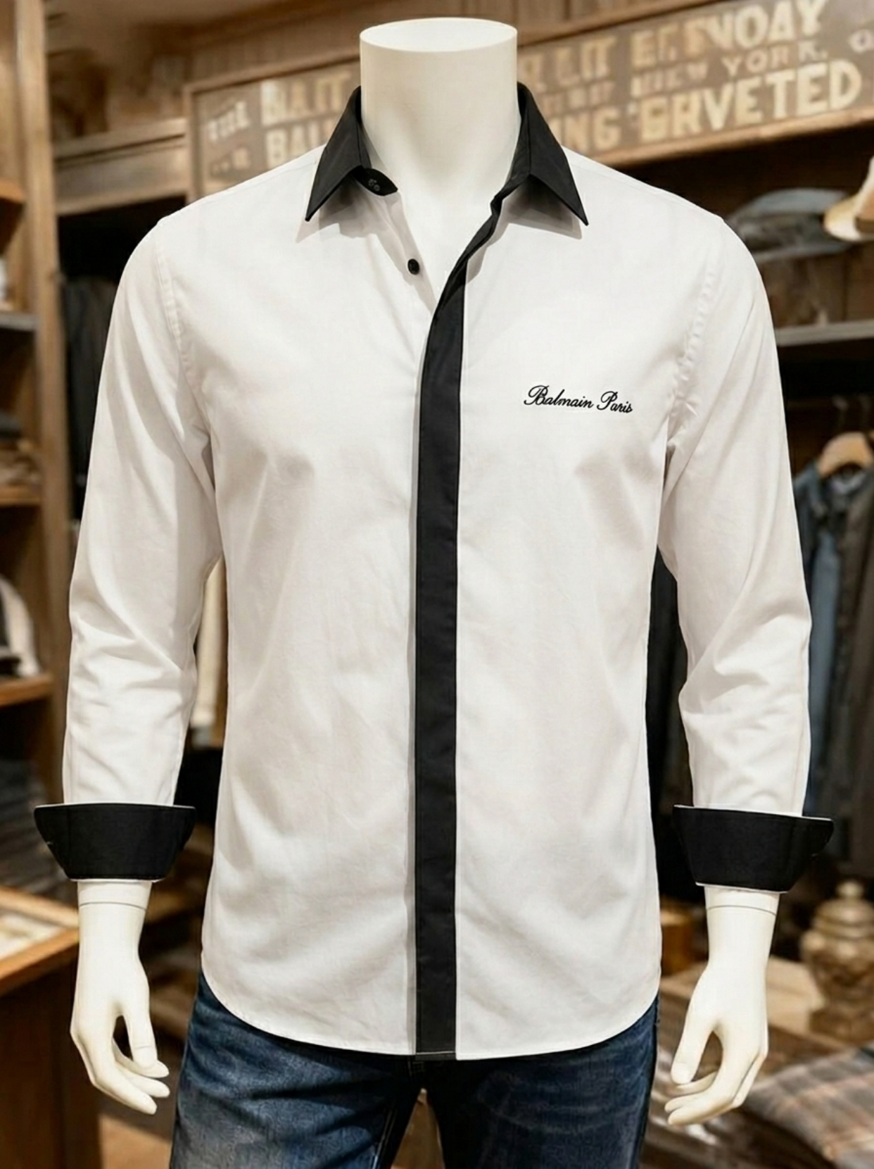 1 balmain shirt - الصورة 1